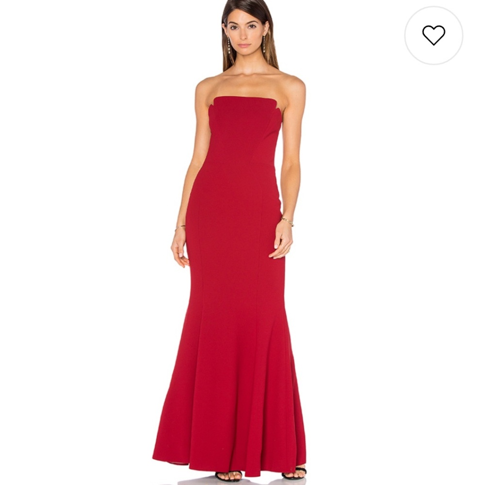 🌟NEW🌟Jill Stuart Deco Neckline Strapless Gown